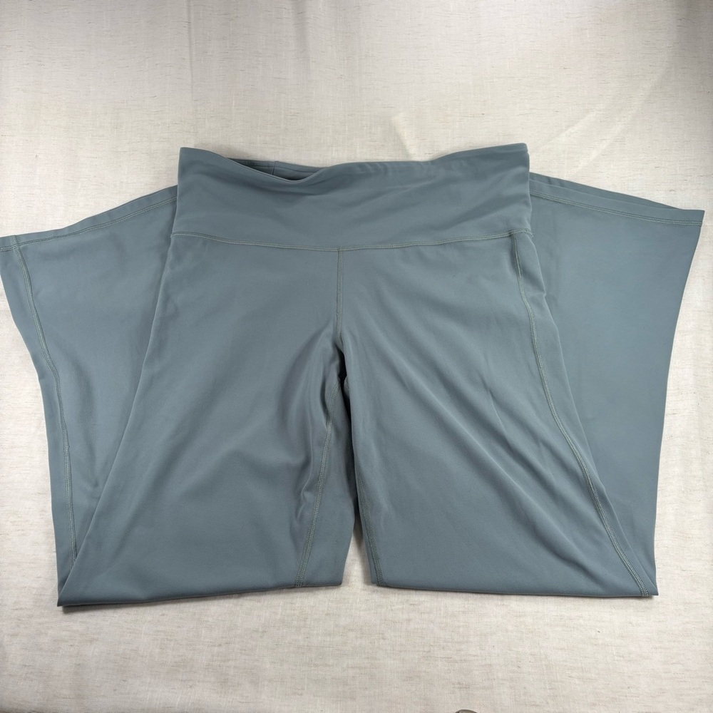Athleta Women Blue Grey Elation Flare Leggings 1x